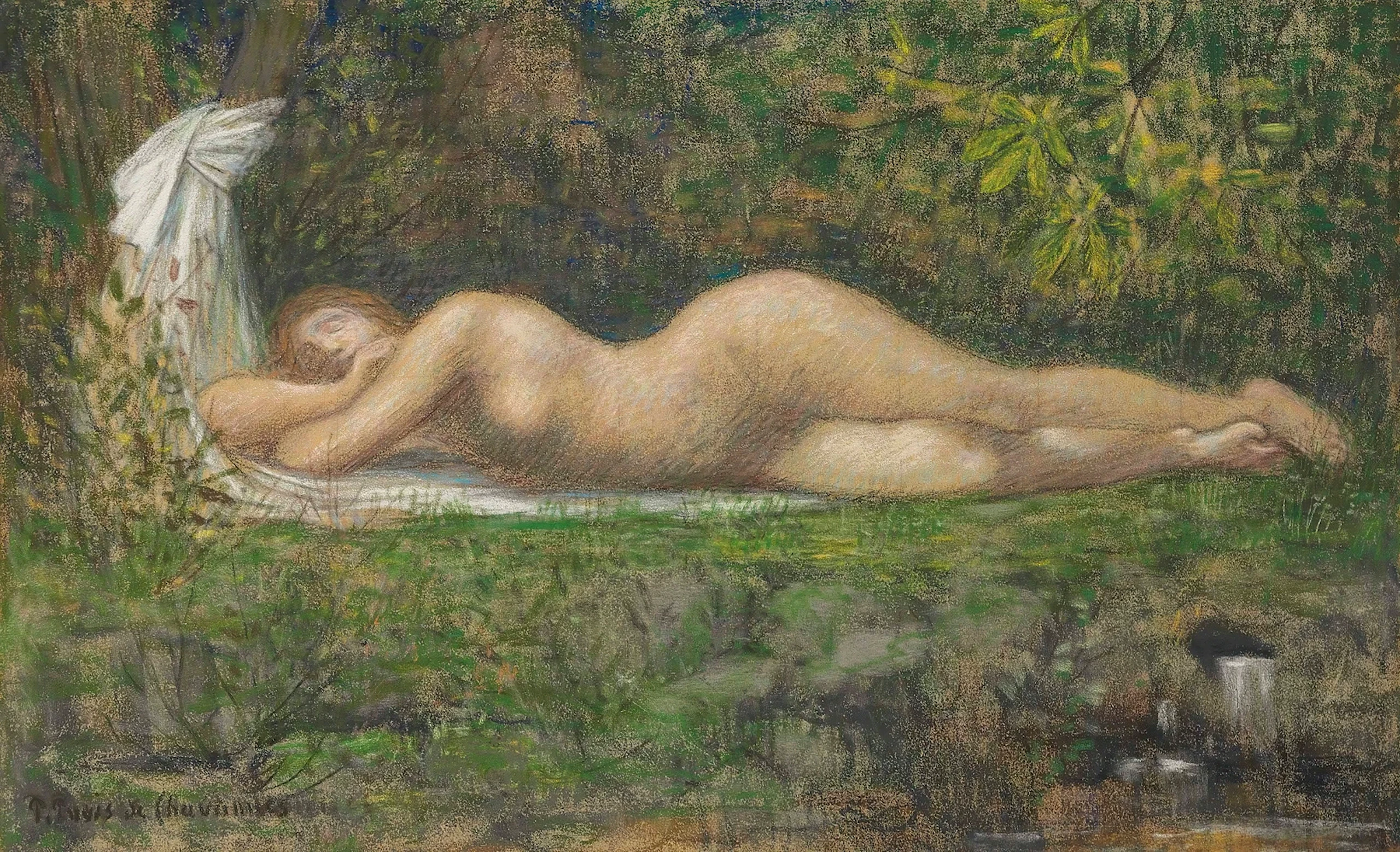 La Source, by Pierre Puvis de Chavannes (French, 1824–1898)
